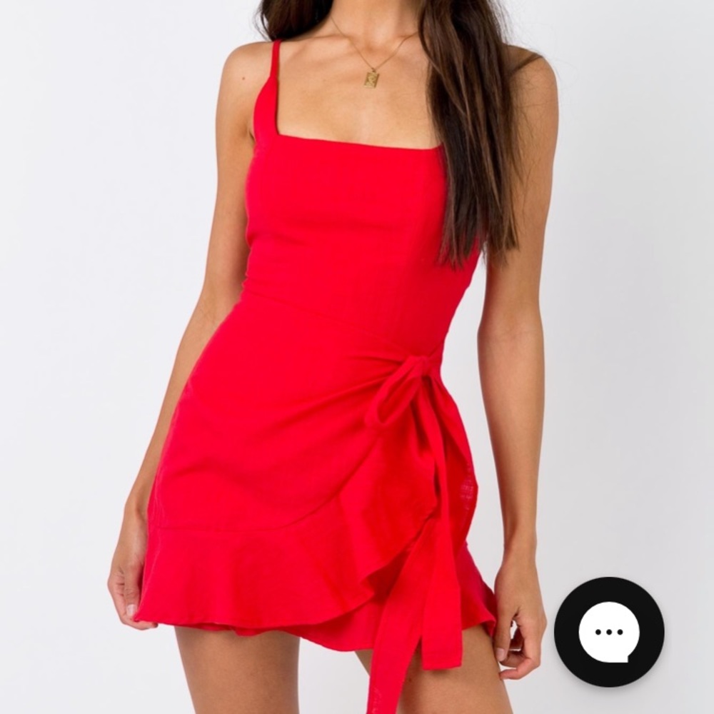 Love Lane Mini Dress Red